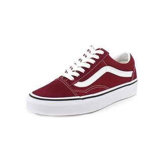 vans old skool low red