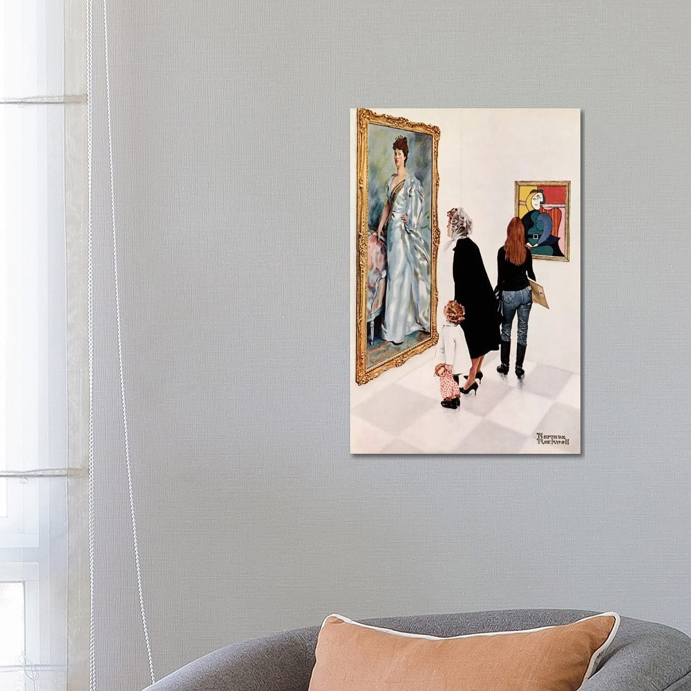 iCanvas "Picasso vs. Sargent" by Norman Rockwell Canvas Print