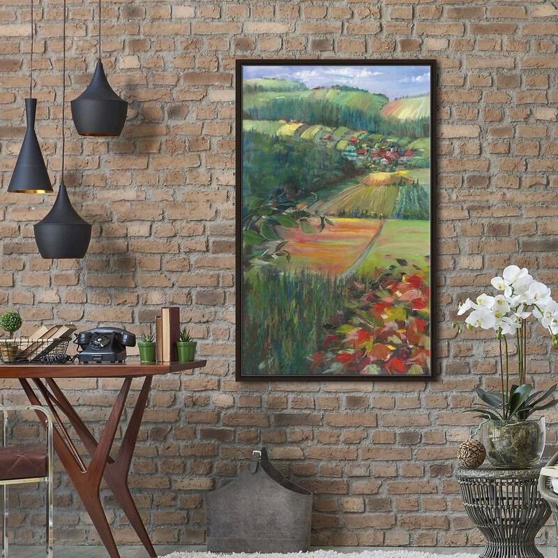 "Country Fields" Print on Floating Canvas