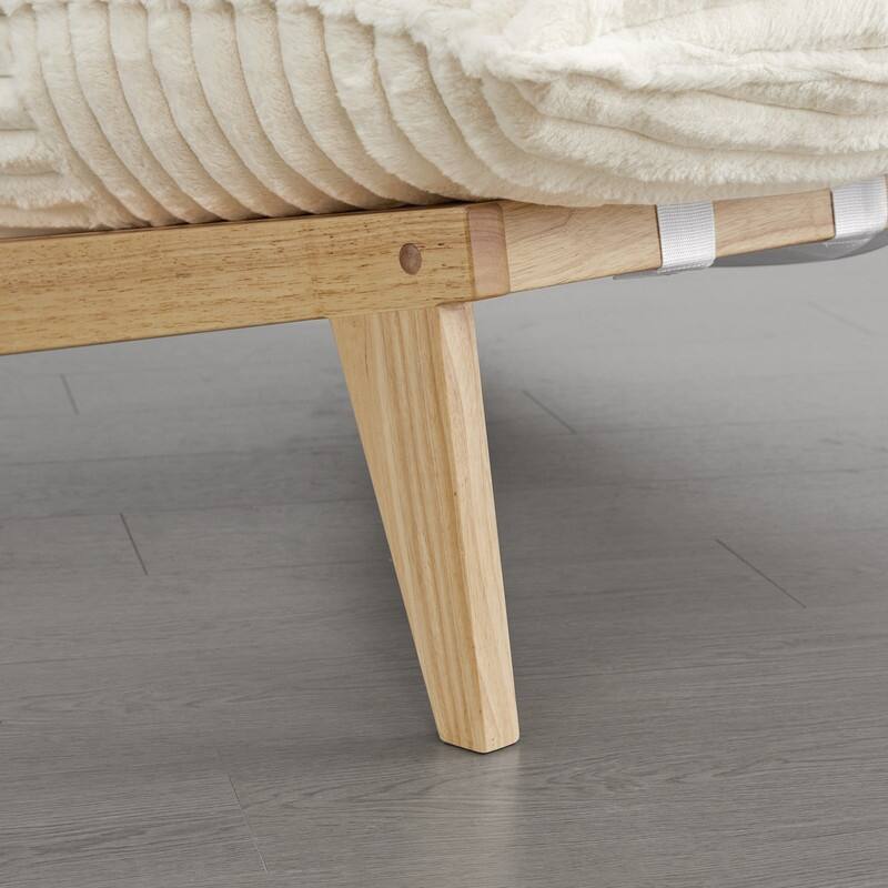 Spruce & Spring Oversized Lounge Accent Chair with Plush Cushions and Solid Wood Frame