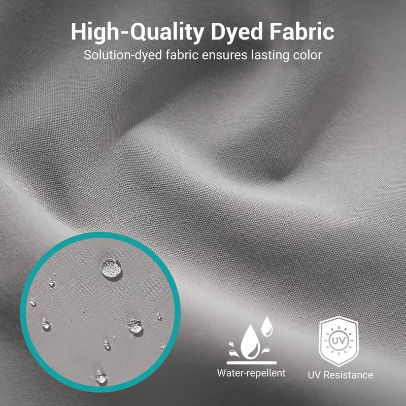 BONOSUKI 15×9FT LED Double-Sided Patio Umbrella with BASE Enhance Your Outdoor Oasis-Stylish