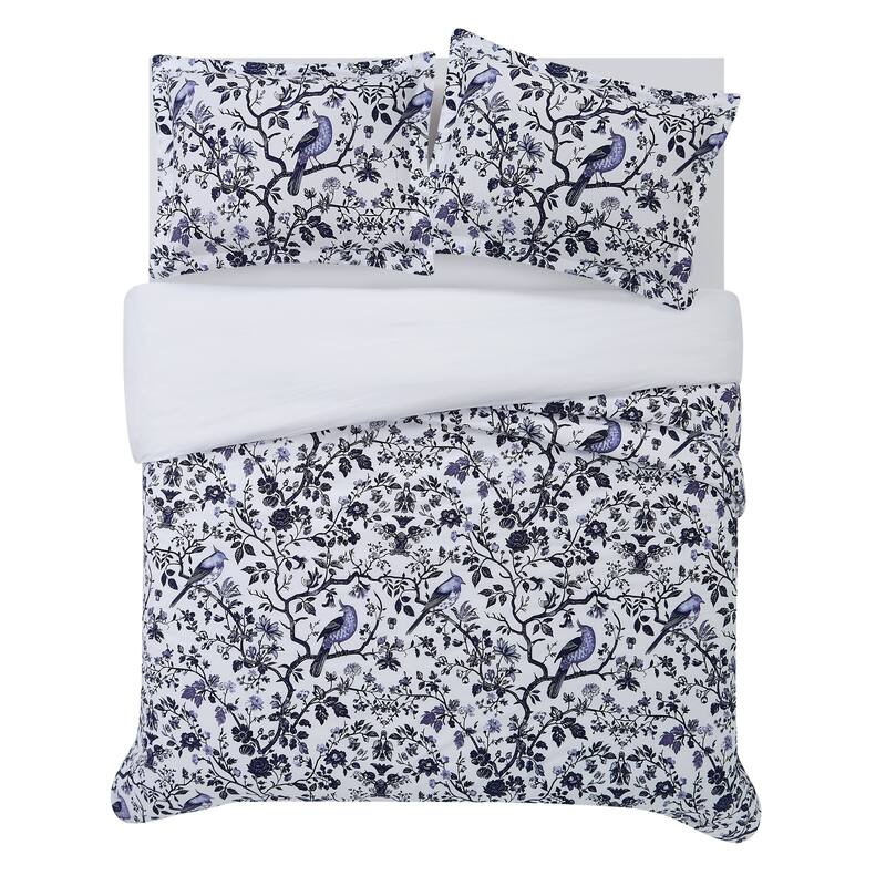 Brooklyn Loom Ava Floral Duvet Cover Set