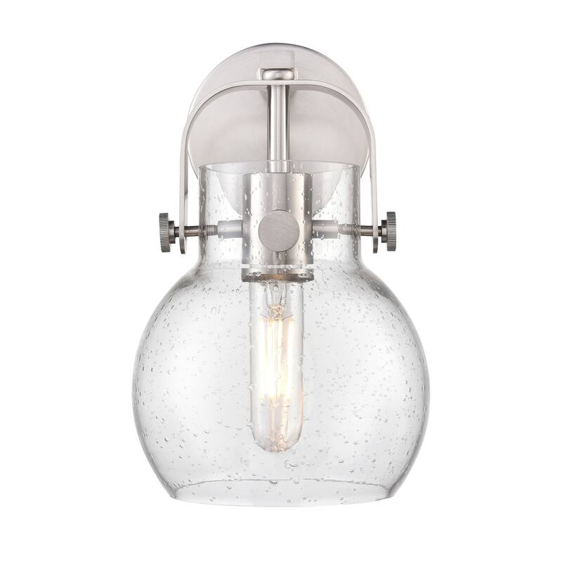Innovations Lighting 423-1W-10-7 Pilaster II Sphere Sconce Pilaster II
