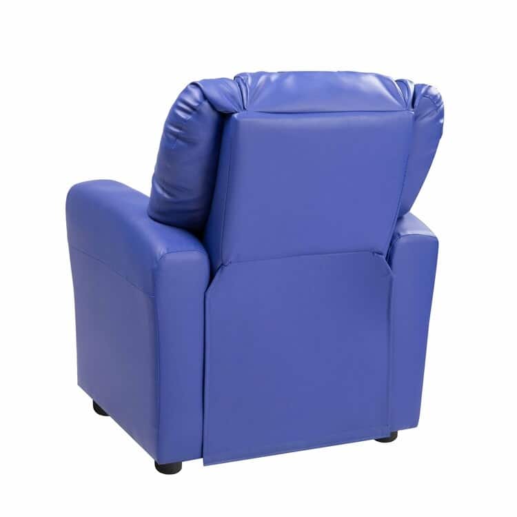 Pushback Kids Recliner Chair with Footrest & Cup Holders - Ultimate Comfort for Toddlers