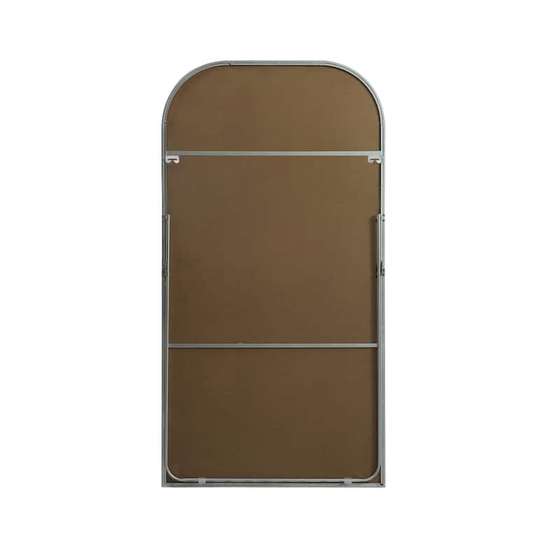 Indigo Home Metal Frame Arch Full Length Mirror 35x66 Inch