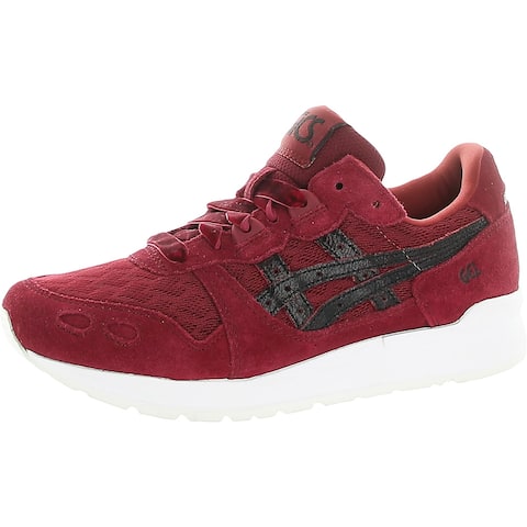 ASICS Tiger Womens Gel-Lyte Athletic Shoes Suede Fitness - Burgundy/Black