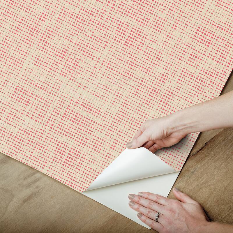 Nolan Pink Peel and Stick Wallpaper