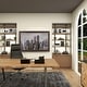 preview thumbnail 17 of 15, Grey Metal Contemporary Framed Wall Art Architecture 40 x 59 x 2