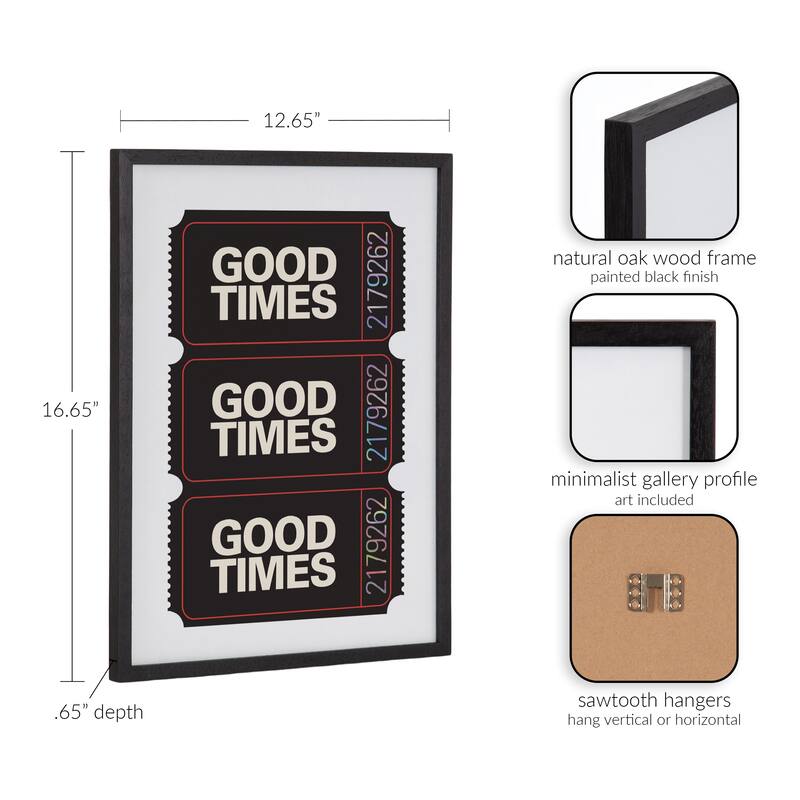 Kate and Laurel Gallery Retro Positive Quote