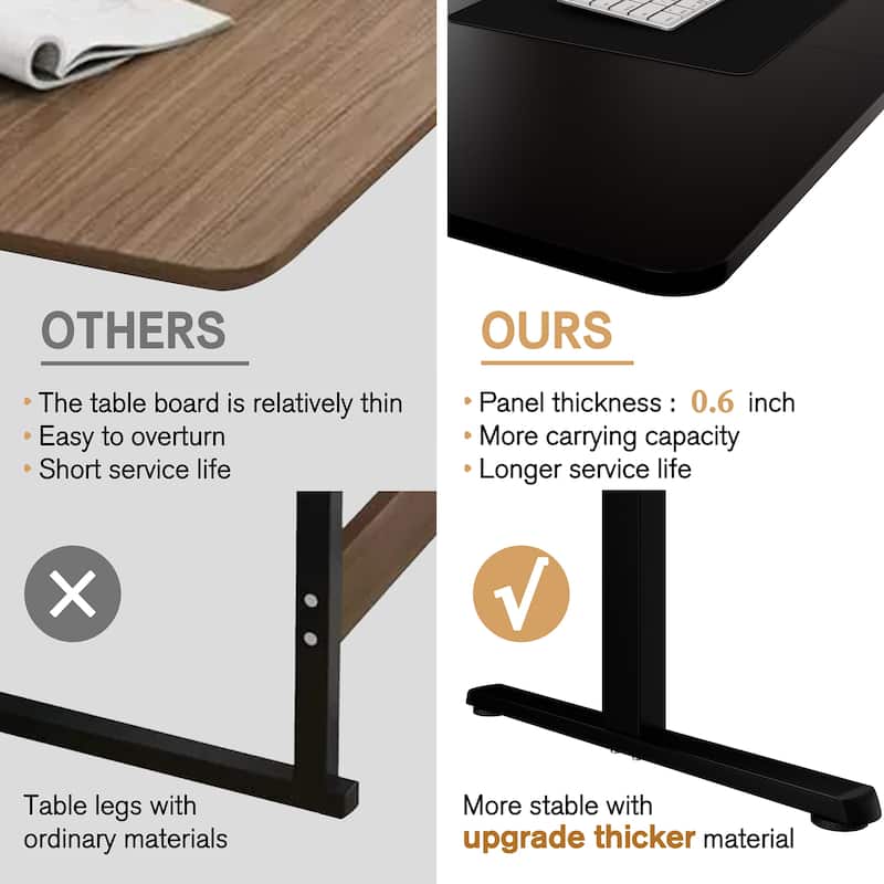 Futzca Height Adjustable Electric Standing Desk, Computer Office Desk