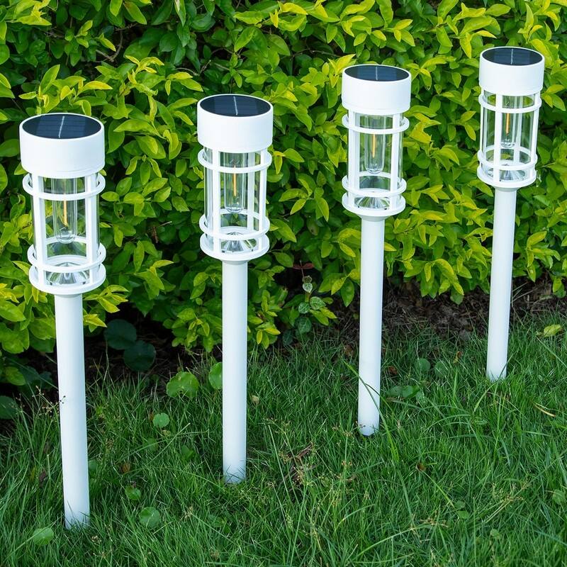 8 Pack Solar Pathway Lights Outdoor, Waterproof Solar Lights Outdoor