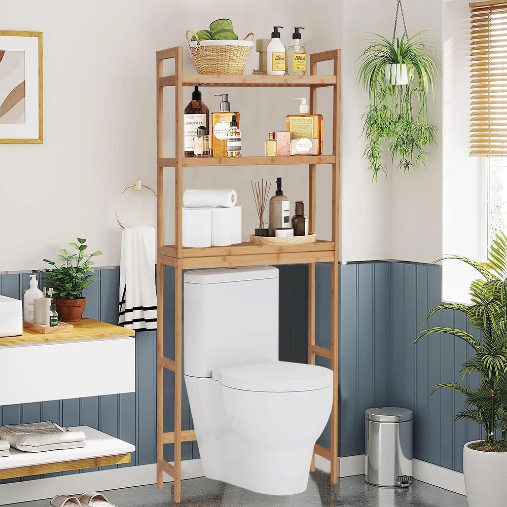 https://ak1.ostkcdn.com/images/products/is/images/direct/a835f2ce8ae4fffbcc1c381420eff2fd058928ec/Kinbor-64%22%2666%22-Bamboo-Over-The-Toilet-Organizer-Rack%2C-Freestanding-Bathroom-Storage-Shelf-with-Adjustable-Shelf-for-Bathroom.jpg