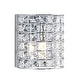 preview thumbnail 15 of 19, Jayne Deco 3-Light Metal/Crystal Classic Glam LED Vanity Light, by JONATHAN Y