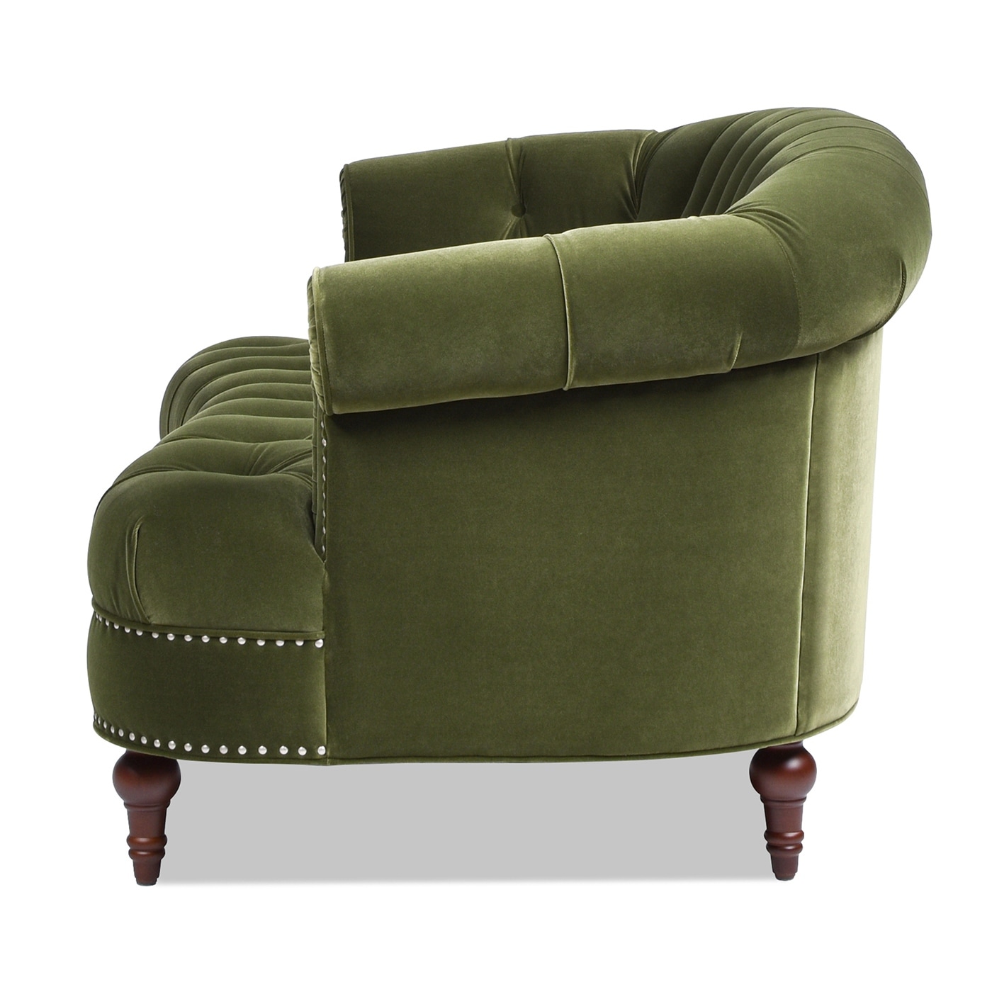 Jennifer Taylor Home La Rosa Victorian Chesterfield Loveseat - Thumbnail 4