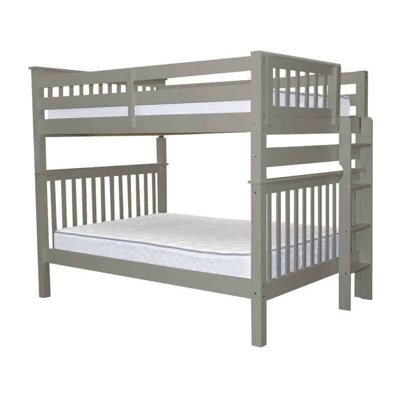 Taylor & Olive Trillium Full over Full Bunk Bed with End Ladder