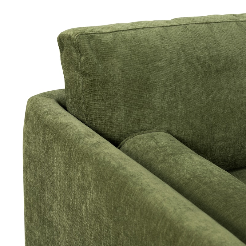 Poly & Bark Lea 90" Sofa - Includes 2 Bloster Pillows and Removable Cushion Covers