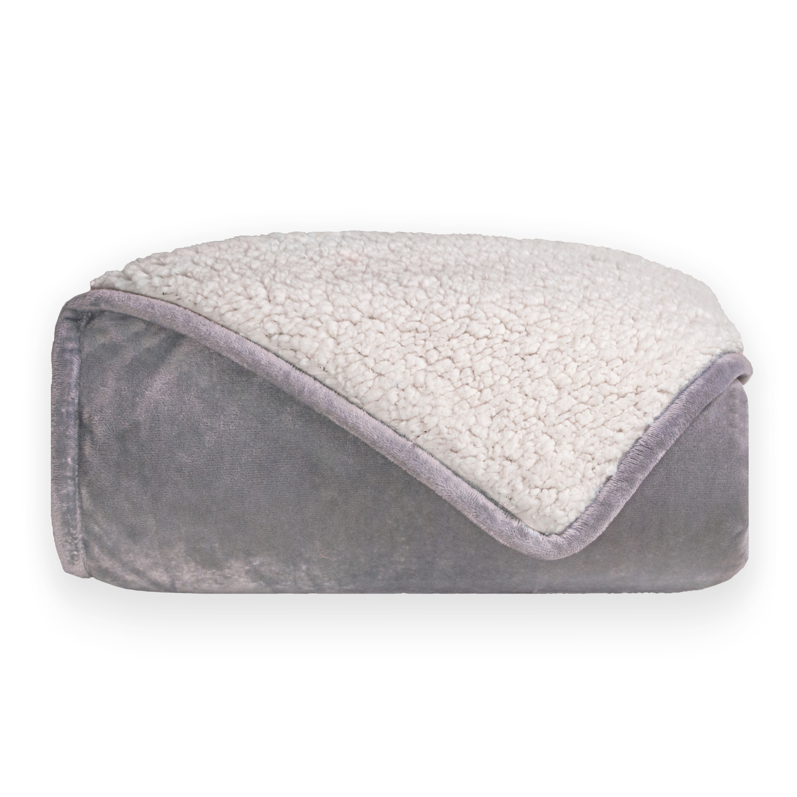 Velvet and Sherpa Foot Pocket Throw Bed Bath Beyond 35712074