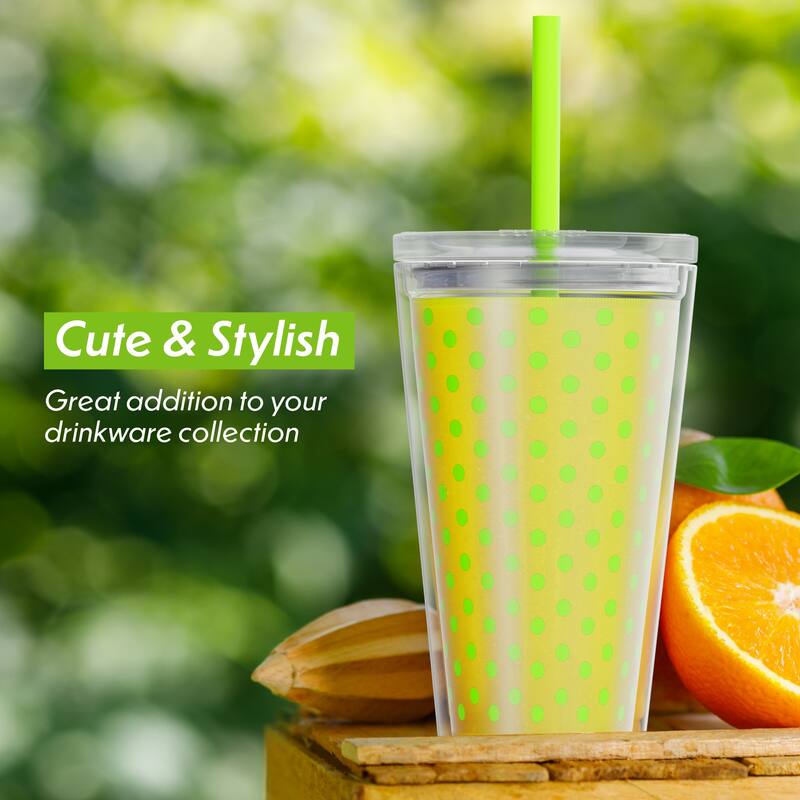 Copco Minimus Tumbler With Removable Straw And Double Wall Insulation - 24 oz.