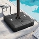 preview thumbnail 19 of 25, Heavy Duty Sand Water Fillable Patio Offset Cantilever Umbrella Base with Wheels