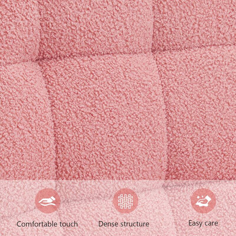 Home Office Desk Chair Armless Office Desk Chair with Cashmere Lumbar Support Adjustable Height, for Home Office Study Room