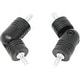 preview thumbnail 1 of 40, MERIVILLE Hinged Elbow Connector - Designed for Bay Window Curtain Rods or Corner Drapery Rods up to 1-inch Diameter Black - For 1" rod