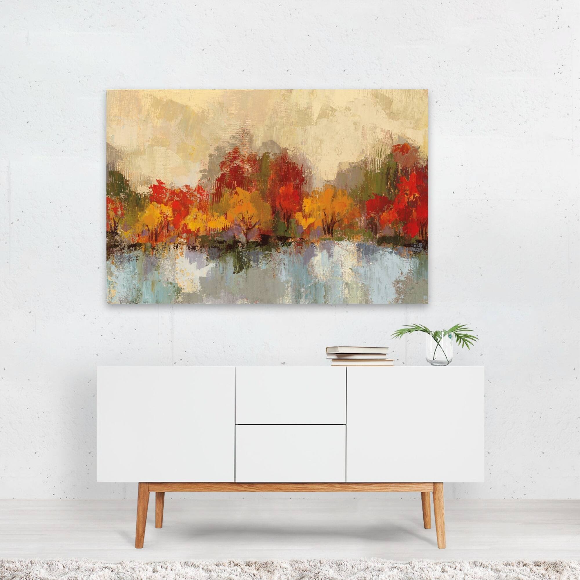 Autumn Forest Landscape Nature Unframed Wall Art Print Poster Overstock 31235553