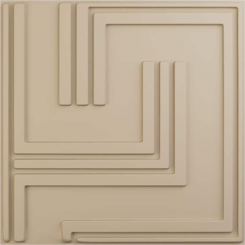 19 5/8"W x 19 5/8"H Geometric EnduraWall Decorative 3D Wall Panel
