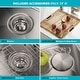 preview thumbnail 35 of 147, KRAUS Kore Workstation Undermount Stainless Steel Kitchen Sink