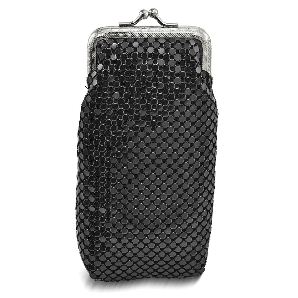 Curata Black Sequin Eyeglass / Cigarette / Multi-Purpose Case