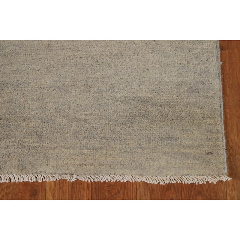 Hand Knotted Oriental 100% Wool Carpet Modern Modern Multi-Colored Gabbeh Area Rug - 3' 11'' X 2' 5''