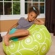 preview thumbnail 5 of 8, Lime Scrolls and Swirls Bean Bag Chair Machine Washable Cover