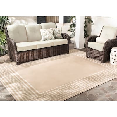 SAFAVIEH Cottage Ruzmira Indoor/Outdoor Waterproof Patio Backyard Rug - 8' x 10'