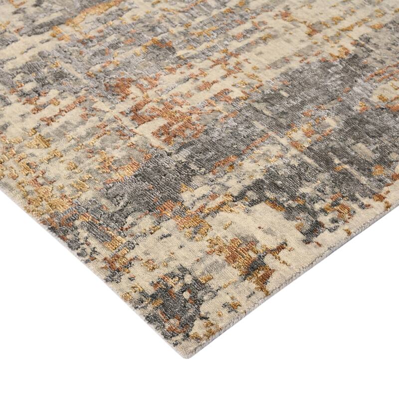 Serena Ophel Modern & Contemporary Abstract Hand-Knotted Area Rug