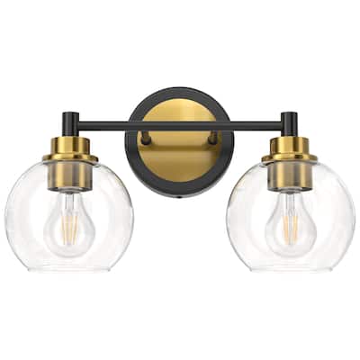 Dimmable Bathroom Vanity Light Globe Glass Shades