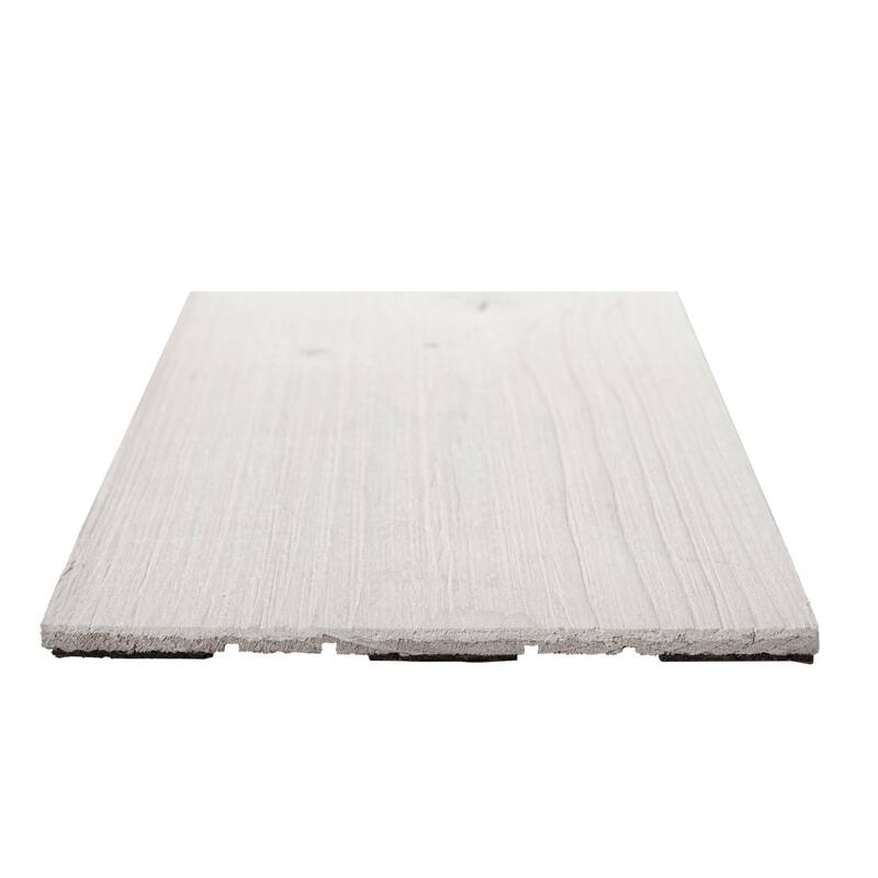 1.6 Sq Ft Pine Wood Wall Panels Peel & Stick Wooden Planks Pure White