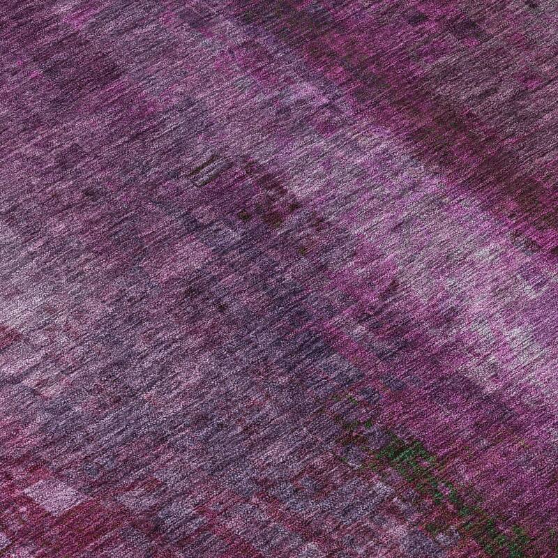 Machine Washable Indoor/ Outdoor Abstract Ombre Chantille Rug