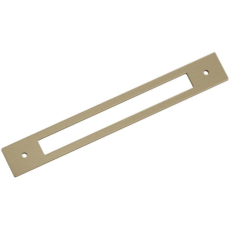 Amerock BP37785 Medora 8-7/8" Backplate for 7-9/16" Center to Center - Golden Champagne