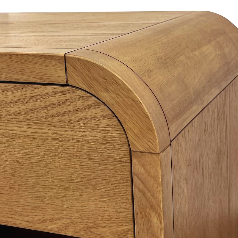 Modern 1 Drawer Night Table with charging station