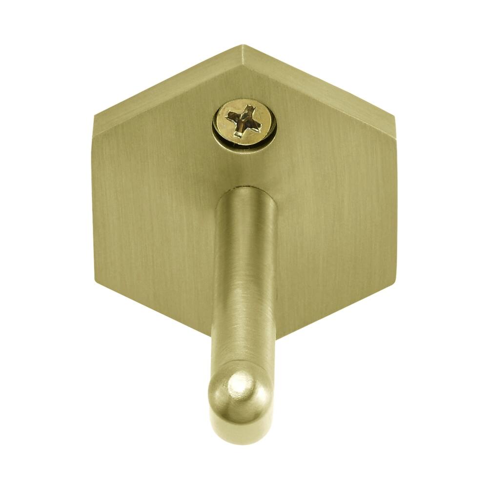 Brusque Robe Hook in Brushed Gold - BG