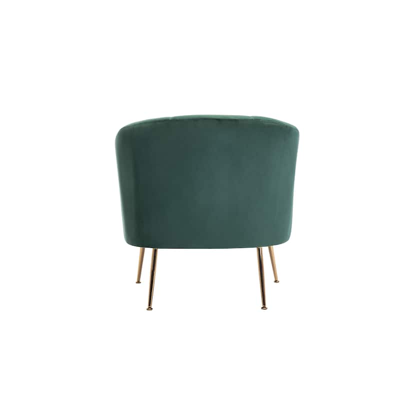 Porthos Home Skye Tufted Velvet Chrome Leg Accent Chair