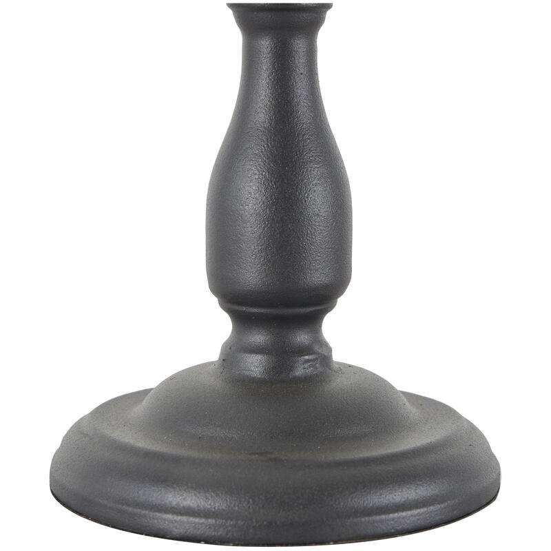 Metal Antique Style Candelabra - Black - Roche River Decor