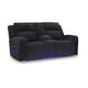 preview thumbnail 2 of 20, Signature Design by Ashley TwinBrooke Power Reclining Loveseat with Console - 78"W x 44"D x 42"H