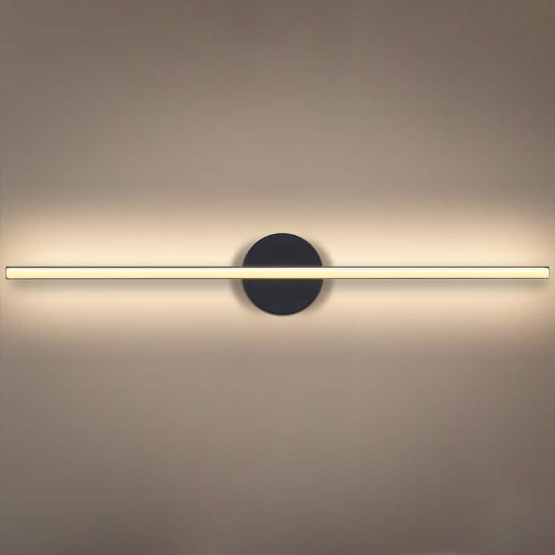 Integrated LED Minimalist Linear Vanity Light - 30 in.