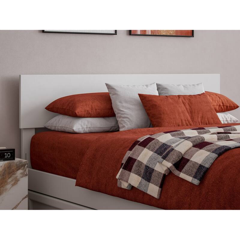 Wesley Platform Bed with Panel Footboard and Storage Drawers