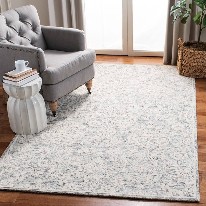 SAFAVIEH Handmade Glamour Fulden Wool/ Viscose Rug