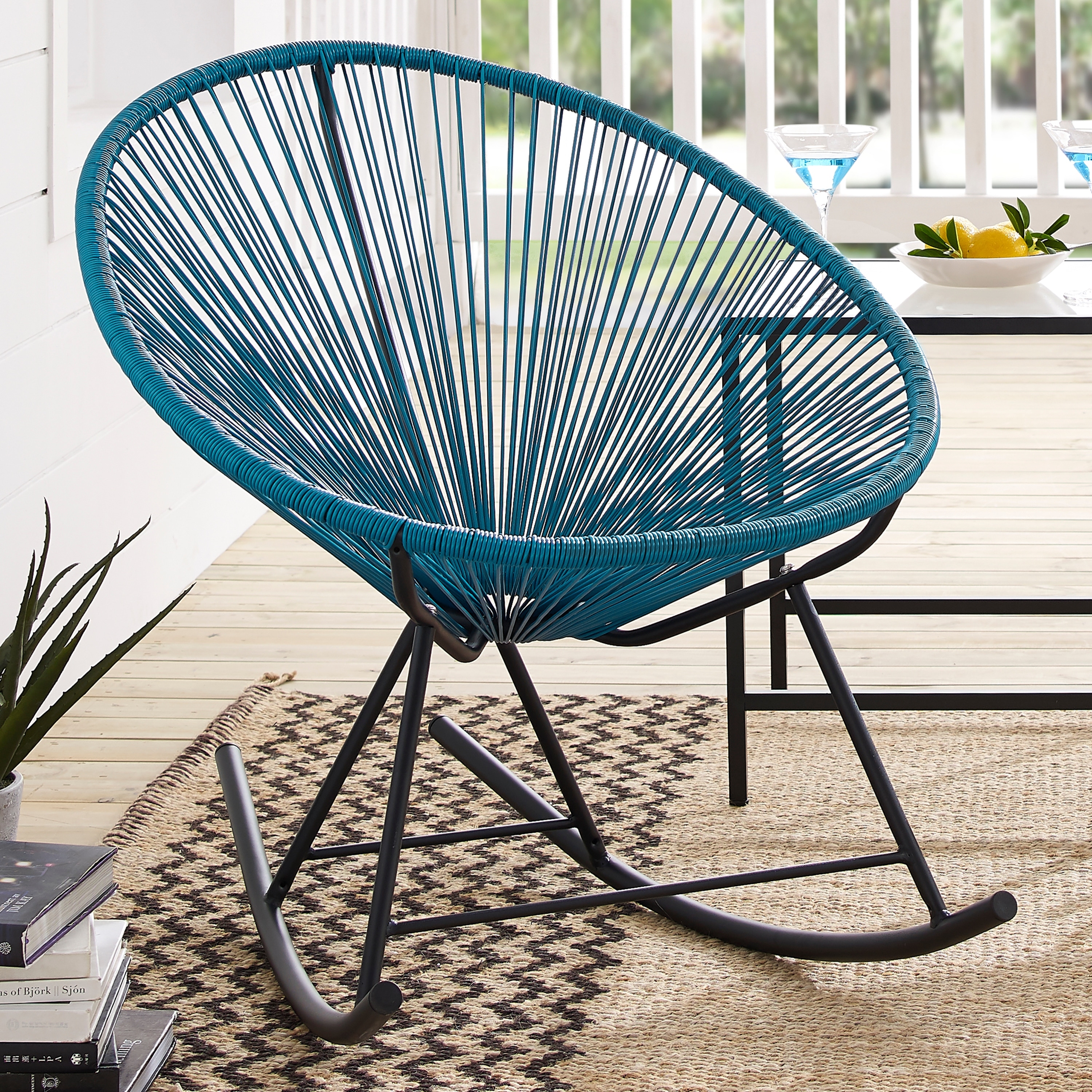 Sarcelles modern wicker patio new arrivals chairs by corvus
