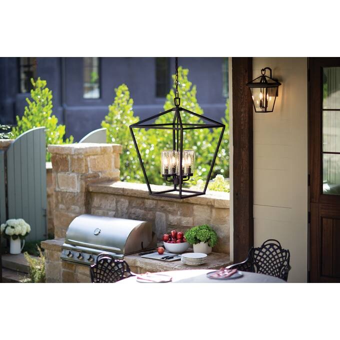 Hinkley Lighting Alford Place 4 Light 17" Wide Open Air Taper Candle