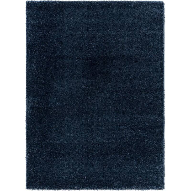 Luxe Weavers Solid Plush Shag Area Rug