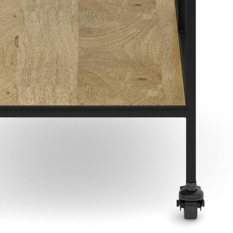 Barnes - 29" Bar cart - Natural