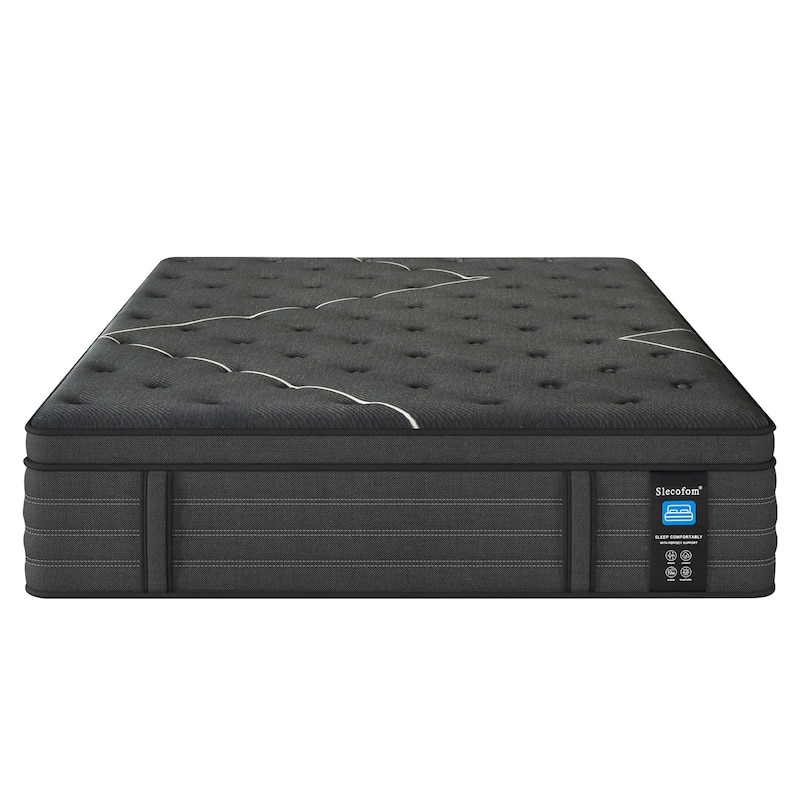 Modland 14" Extra Firm Cooling Gel Hybrid Mattress for Back Pain Relief in a Box, Twin/Full/Queen/King/CALKing Size